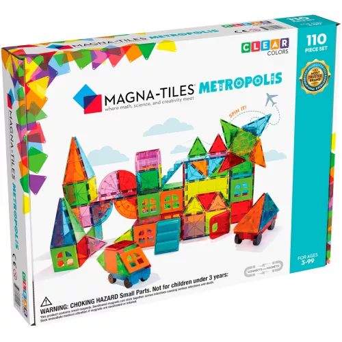 Magna-tiles Magnetische Tegels Metropolis - 110st 3 Magna-tiles Magnetische Tegels Metropolis - 110st
