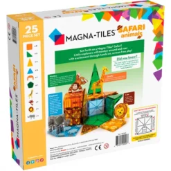 Magna-tiles Magnetische Tegels Safari Animals - 25st -Kinderspeelgoed magna tiles magnetische tegels safari animals 25st 2