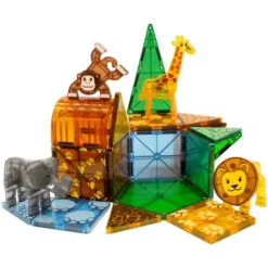 Magna-tiles Magnetische Tegels Safari Animals - 25st -Kinderspeelgoed magna tiles magnetische tegels safari animals 25st 4