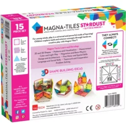 Magna-tiles Magnetische Tegels Stardust - 15st -Kinderspeelgoed magna tiles magnetische tegels stardust 15st 2