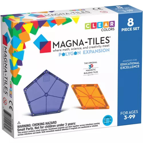 Magna-tiles Uitbreidingsset Polygons - 8st 3 Magna-tiles Uitbreidingsset Polygons - 8st