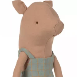 Maileg Knuffelbig Met Overall - 34 Cm -Kinderspeelgoed maileg knuffelbig met overall 34 cm 2