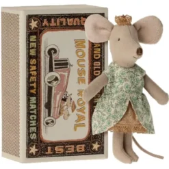 Maileg Knuffelmuis Kleine Zus - Prinses In Luciferdoosje - 10 Cm