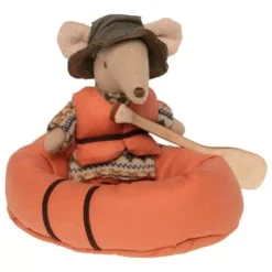 Maileg Poppenboot Met Zwemvest - 12,5 Cm -Kinderspeelgoed maileg poppenboot2