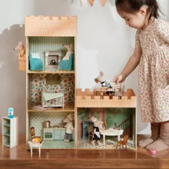 Maileg Poppenhuis Bijzettafel - 6 Cm -Kinderspeelgoed maileg poppenhuis bijzettafel 6 cm 2