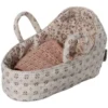 Maileg Poppenreiswieg Babymuis - 11 Cm