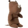 Maileg Safari Friends Neushoorn - Chocolade - 34 Cm 1 Maileg Safari Friends Neushoorn - Chocolade - 34 Cm -Kinderspeelgoed maileg safari friends neushoorn chocolade 34 cm