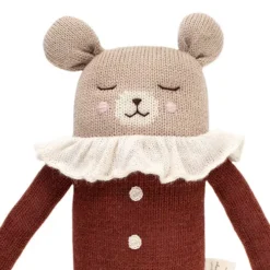 Main Sauvage Knuffelbeer Sienna Pyjamas - 42 Cm -Kinderspeelgoed main sauvage knuffelbeer sienna pyjamas 42 cm