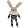 Main Sauvage Knuffelkonijn Navy Check Pyjamas - 22 Cm 1 Main Sauvage Knuffelkonijn Navy Check Pyjamas - 22 Cm -Kinderspeelgoed main sauvage knuffelkonijn navy check pyjamas 22 cm