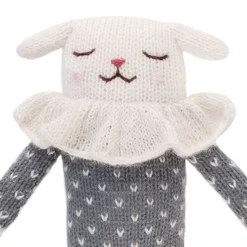 Main Sauvage Knuffellam Slate Dots Pyjamas - 22 Cm -Kinderspeelgoed main sauvage knuffellam slate dots pyjamas 22 cm 1