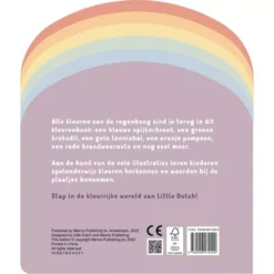 Little Dutch Mercis Publishing Kartonboek Regenboog Kleurenboek -Kinderspeelgoed mercis publishing kartonboek regenboog kleurenboek 5