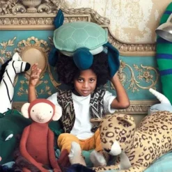 Meri-Meri Meri Meri Knuffelaap Baboo - 70 Cm -Kinderspeelgoed meri meri knuffelluipaard rani 89 cm ilovespeelgoed141 1