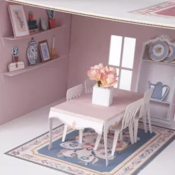 Meri-Meri Meri Meri Papieren Diy Poppenhuis Met Meubels -Kinderspeelgoed meri meri papieren diy poppenhuis 6