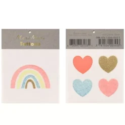 Meri-Meri Meri Meri Tattoos Regenboog En Hartjes