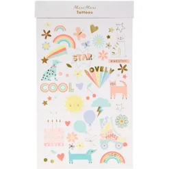 Meri-Meri Meri Meri Tattoos Zomer Icoon