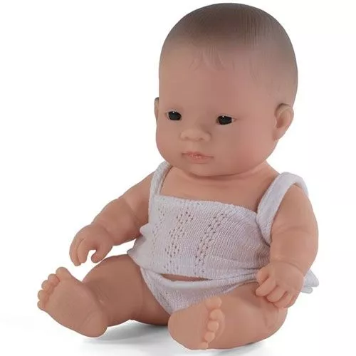 Miniland Babypop Aziatisch Met Ondergoed Jongen - 21 Cm 3 Miniland Babypop Aziatisch Met Ondergoed Jongen - 21 Cm
