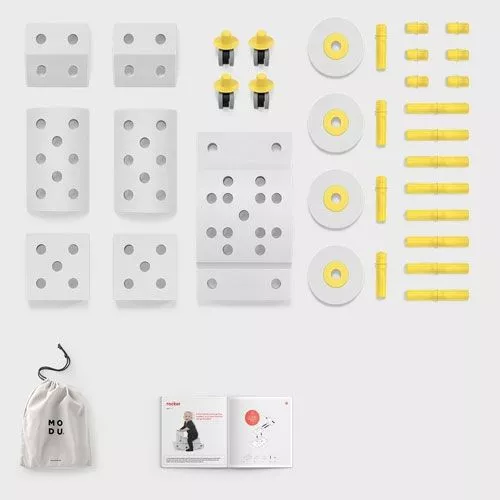 Modu Bouwset Dreamer Kit Geel 3 Modu Bouwset Dreamer Kit Geel