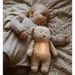 Moonie Knuffelbeer Met Nachtlamp En Geluid - Sand - 28 Cm -Kinderspeelgoed moonie knuffelbeer met nachtlamp en geluid sand 28 cm 10