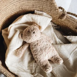 Moonie Knuffelbeer Met Nachtlamp En Geluid - Sand - 28 Cm -Kinderspeelgoed moonie knuffelbeer met nachtlamp en geluid sand 28 cm 11