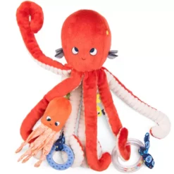 Moulin Roty Activiteitenknuffel Inktvis - 35 Cm 5 Moulin Roty Activiteitenknuffel Inktvis - 35 Cm -Kinderspeelgoed moulin roty activiteitenknuffel inktvis 35 cm 2