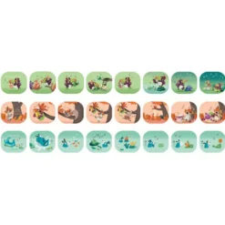 Moulin Roty Discs Bedtijdverhalen - Dans La Jungle 7 Moulin Roty Discs Bedtijdverhalen - Dans La Jungle -Kinderspeelgoed moulin roty discs bedtijdverhalen dans la jungle 2