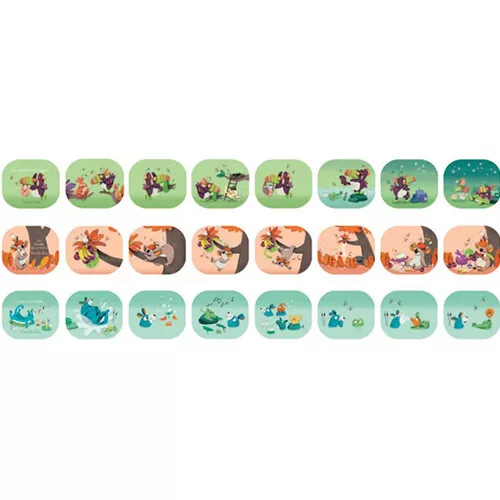 Moulin Roty Discs Bedtijdverhalen - Dans La Jungle 5 Moulin Roty Discs Bedtijdverhalen - Dans La Jungle - Afbeelding 3