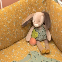 Moulin Roty Knuffelkonijn Groen - 30 Cm -Kinderspeelgoed moulin roty knuffelkonijn groen 30 cm