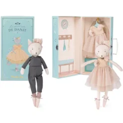 Moulin Roty Knuffelpoes Célestine En Kledingkast -Kinderspeelgoed moulin roty knuffelpoes c lestine en kledingkast 5