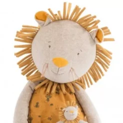 Moulin Roty Activiteitenknuffel Leeuw - 80 Cm -Kinderspeelgoed moulin roty reuzenknuffel leeuw2