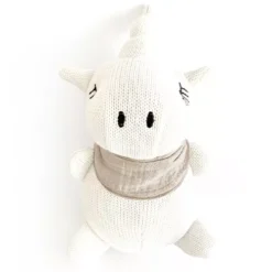 Mrs Ertha Hydrofieldoek En Knuffelrammelaar Eenhoorn - Harbor -Kinderspeelgoed mrs ertha hydrofieldoek en knuffelrammelaar eenhoorn harbor 3