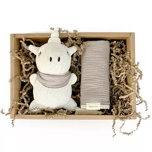 Mrs Ertha Hydrofieldoek En Knuffelrammelaar Eenhoorn - Harbor