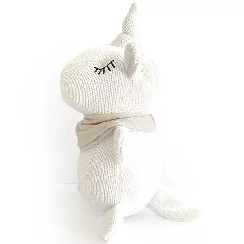 Mrs Ertha Knuffeleenhoorn En Rammelaar - Ivory - 23 Cm - Afbeelding 2