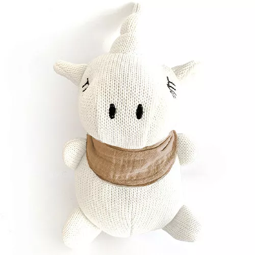 Mrs Ertha Knuffeleenhoorn En Rammelaar - Peanut - 23 Cm 3 Mrs Ertha Knuffeleenhoorn En Rammelaar - Peanut - 23 Cm