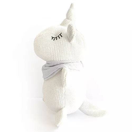 Mrs Ertha Knuffeleenhoorn En Rammelaar - Pearl - 23 Cm - Afbeelding 2