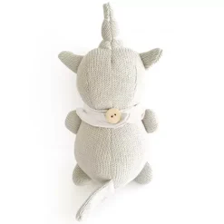 Mrs Ertha Knuffeleenhoorn En Rammelaar - Vanilla - 23 Cm -Kinderspeelgoed mrs ertha knuffeleenhoorn en rammelaar vanilla 23 cm 3