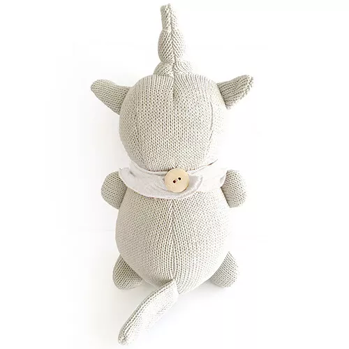 Mrs Ertha Knuffeleenhoorn En Rammelaar - Vanilla - 23 Cm - Afbeelding 3