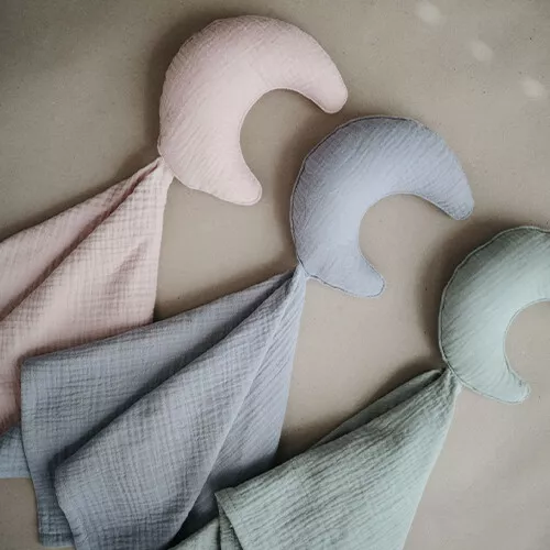 Mushie Knuffeldoek Moon - Tradewinds 5 Mushie Knuffeldoek Moon - Tradewinds - Afbeelding 3