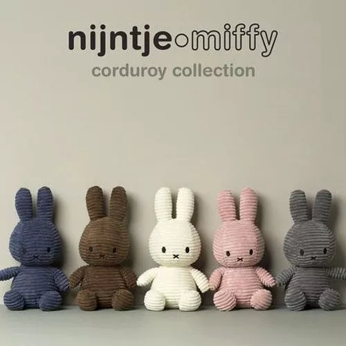 Nijntje-miffy Corduroy Knuffelkonijn 23 Cm - Groen 5 Nijntje-miffy Corduroy Knuffelkonijn 23 Cm - Groen - Afbeelding 3