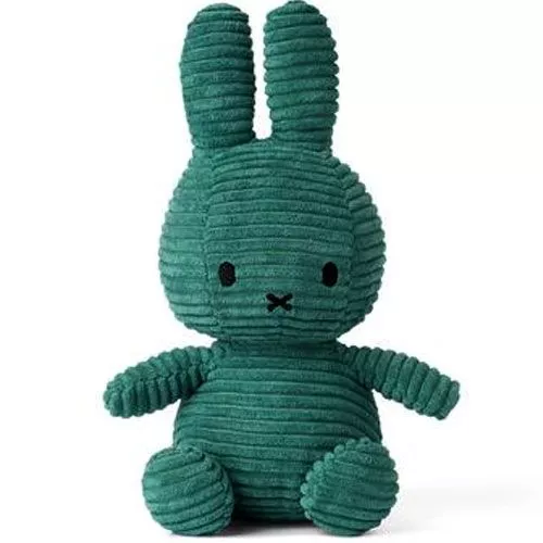 Nijntje-miffy Corduroy Knuffelkonijn 23 Cm - Groen 3 Nijntje-miffy Corduroy Knuffelkonijn 23 Cm - Groen