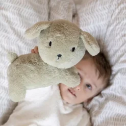 Nijntje Fluffy Knuffelhond Snuffie - Groen - 25 Cm -Kinderspeelgoed nijntje miffy fluffy knuffelhond snuffie groen 25 cm1