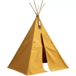 Nobodinoz Tipi Wigwam Nevada - Farniente Yellow 16 Nobodinoz Tipi Wigwam Nevada - Farniente Yellow -Kinderspeelgoed nobodinoz tipi wigwam nevada pure line farniente yellow2