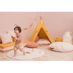 Nobodinoz Tipi Wigwam Nevada - Farniente Yellow 13 Nobodinoz Tipi Wigwam Nevada - Farniente Yellow -Kinderspeelgoed nobodinoz tipi wigwam nevada pure line farniente yellow5