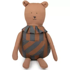 Nobodinoz Knuffelbeer Majestic - Blue - 53 Cm -Kinderspeelgoed nobodinoz knuffelbeer majestic blue 3