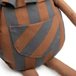 Nobodinoz Knuffelbeer Majestic - Blue - 53 Cm -Kinderspeelgoed nobodinoz knuffelbeer majestic blue 6