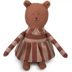 Nobodinoz Knuffelbeer Majestic - Marsala - 53 Cm -Kinderspeelgoed nobodinoz knuffelbeer majestic marsala 3 2