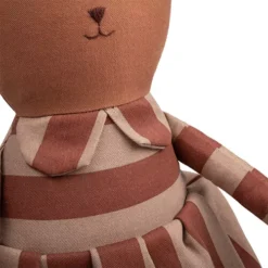 Nobodinoz Knuffelbeer Majestic - Marsala - 53 Cm -Kinderspeelgoed nobodinoz knuffelbeer majestic marsala 5 2