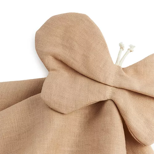 Nobodinoz Knuffeldoek Lin Français - Butterfly - Sand - Afbeelding 2