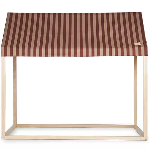 Nobodinoz Speelhuis Majestic - Marsala Taupe Stripes 4 Nobodinoz Speelhuis Majestic - Marsala Taupe Stripes - Afbeelding 2