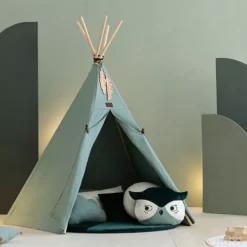 Nobodinoz Tipi Wigwam Nevada - Eden Green 19 Nobodinoz Tipi Wigwam Nevada - Eden Green -Kinderspeelgoed nobodinoz tipi wigwam nevada eden green 2