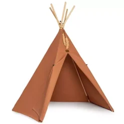 Nobodinoz Tipi Wigwam Nevada - Sienna Brown -Kinderspeelgoed nobodinoz tipi wigwam nevada sienna brown 1